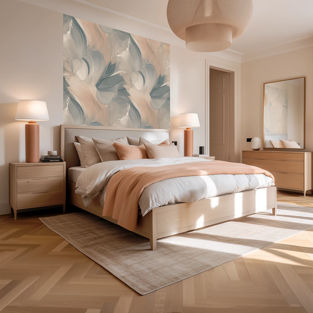 Chambre d'amis Rénovation d'un appartement Haussmannien à Paris - aménagement d'une chambre d'amis