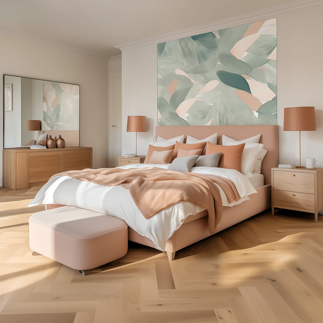 Chambre parentale Rénovation d'un appartement Haussmannien à Paris - aménagement de la chambre parentale