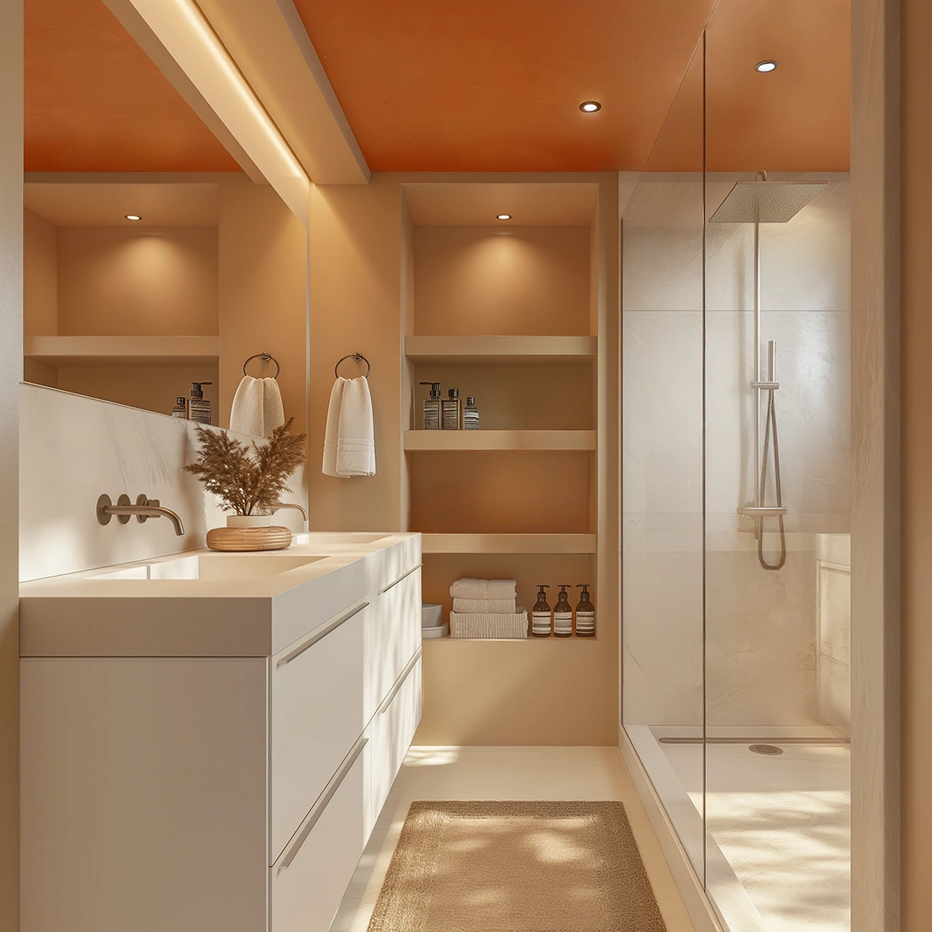 Aménagement d'une suite parentale avec sa salle de bains attenante